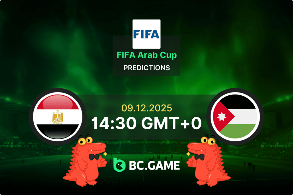 Egypt vs Jordan match prediction and betting tips – FIFA Arab Cup 09/12/2025