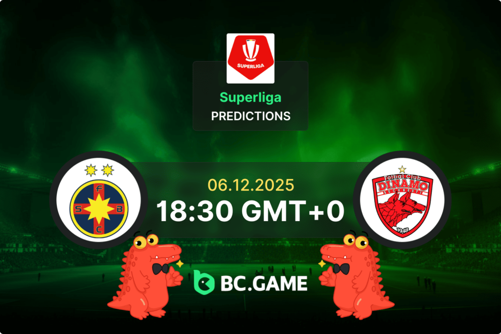 Match prediction for the FCSB vs Dinamo București game at Romanian Superliga 2025