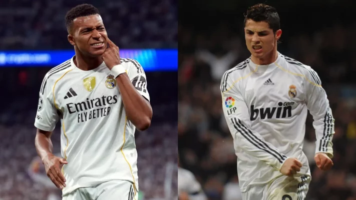 Mbappé, a un paso de otro récord de Cristiano en el Real Madrid