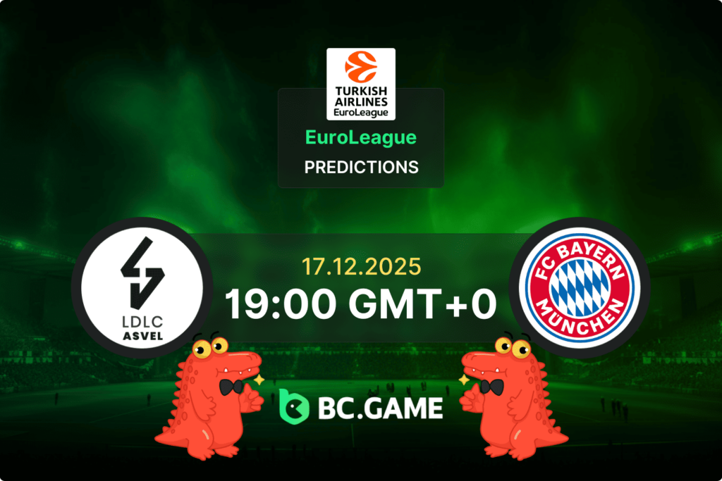 Match prediction for the LDLC ASVEL Villeurbanne vs FC Bayern Munich game at EuroLeague 2025
