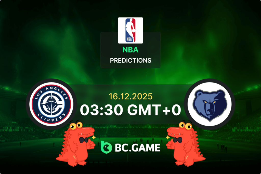 Match prediction for the Los Angeles Clippers vs Memphis Grizzlies game at NBA 2025