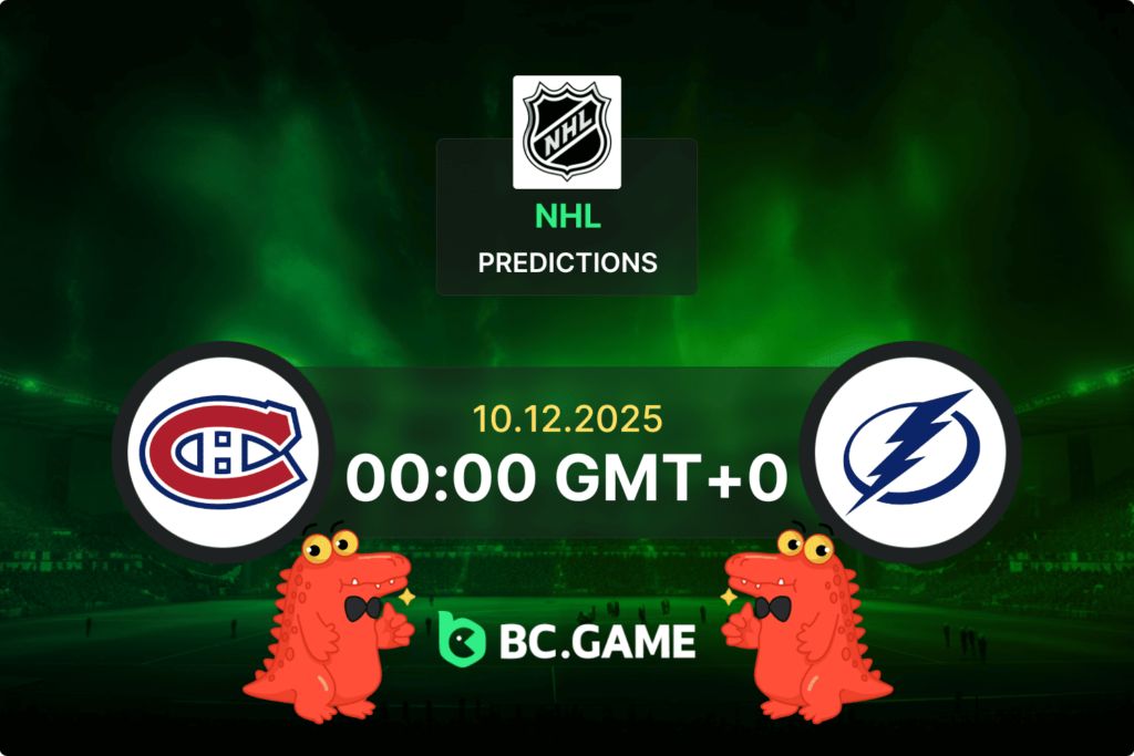Montreal Canadiens vs Tampa Bay Lightning match prediction – NHL regular season game at Bell Centre, December 10, 2025