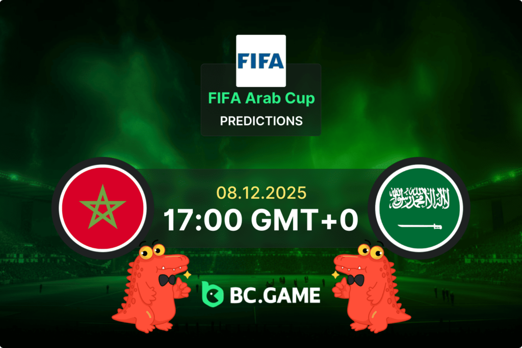 Morocco vs Saudi Arabia match prediction for the FIFA Arab Cup 2025 group stage game
