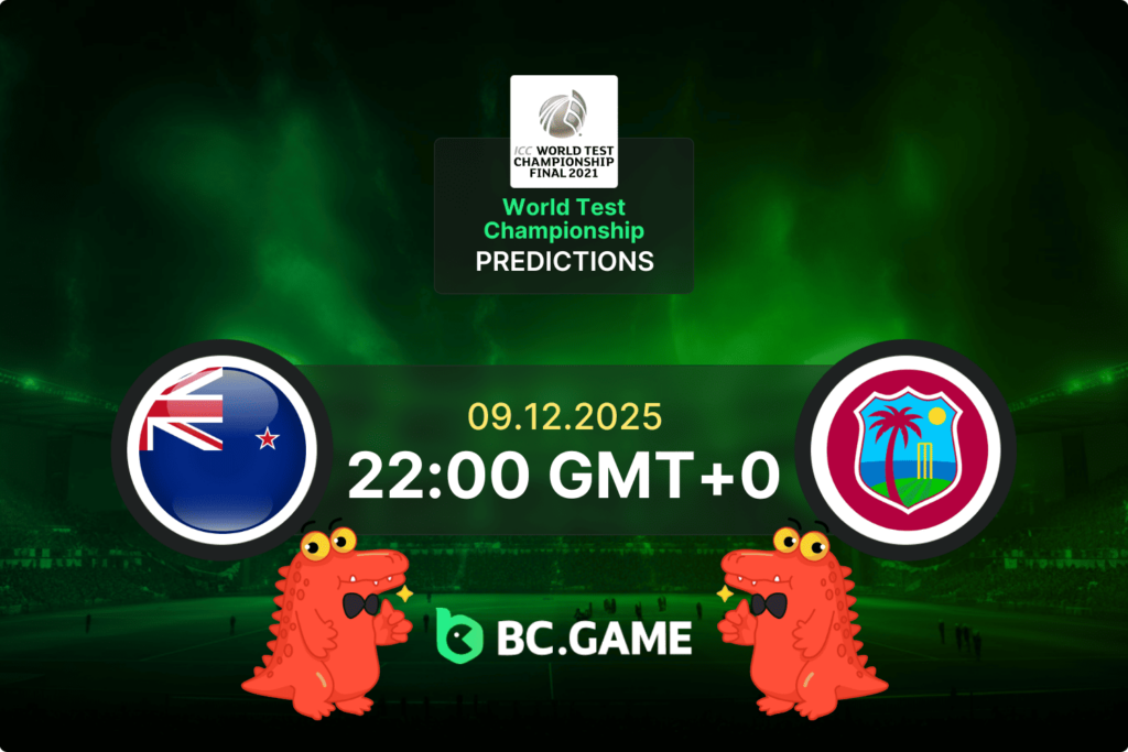 न्यूजीलैंड बनाम वेस्टइंडीज़ भविष्यवाणी, ऑड्स, सट्टेबाजी के सुझाव – विश्व टेस्ट चैंपियनशिप 09/12/2025
