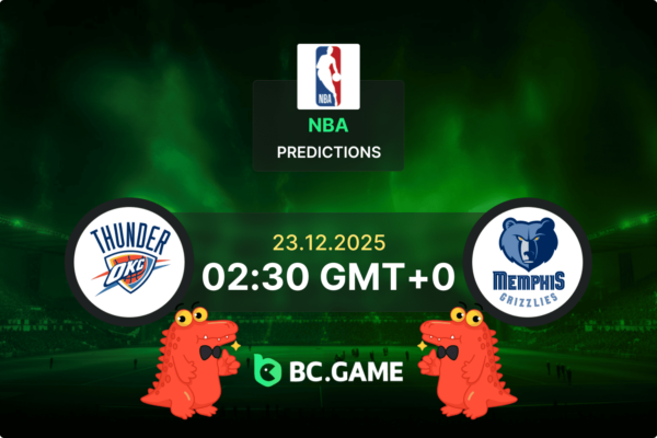 Oklahoma City Thunder vs Memphis Grizzlies (119:103): NBA 23/12/2025