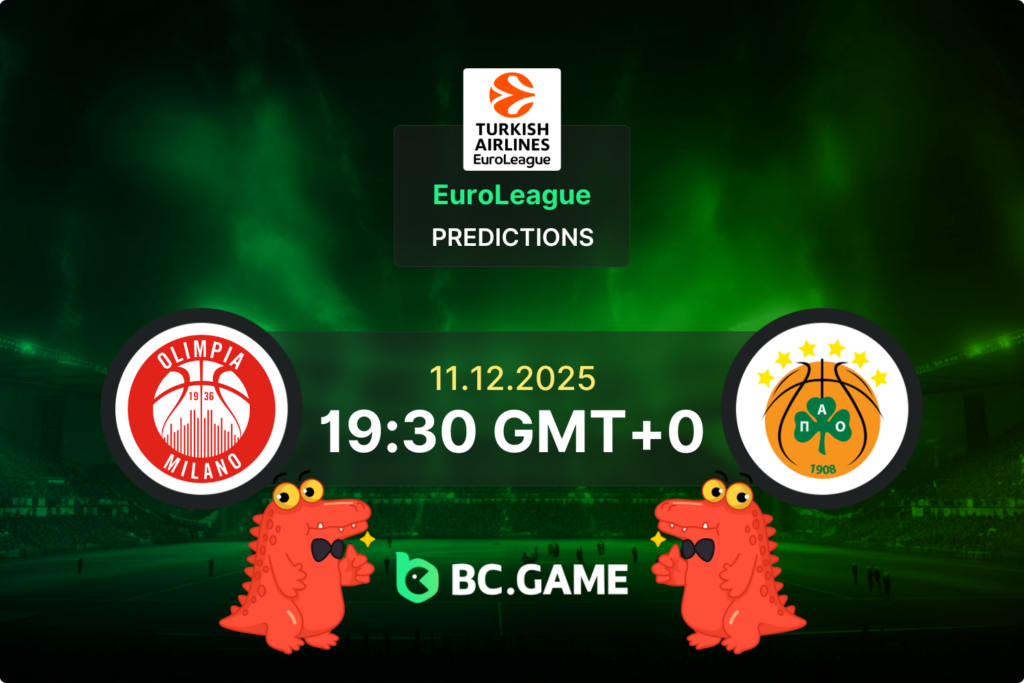 Olimpia Milano vs Panathinaikos match prediction – EuroLeague Round 14, 11 December 2025