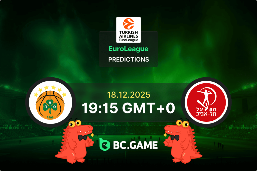 Panathinaikos vs Hapoel Tel Aviv match prediction for the EuroLeague game on December 18, 2025