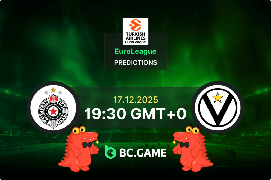 Match prediction for the Partizan Mozzart Bet vs Virtus Bologna game at EuroLeague 2025