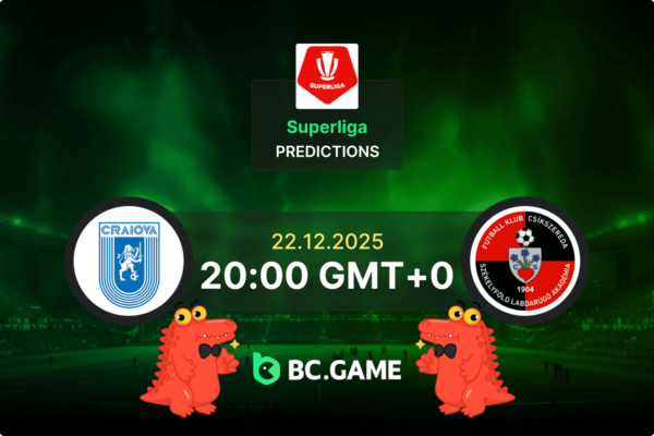 Universitatea Craiova vs Csikszereda Miercurea Ciuc (5:0): Romanian Superliga 22/12/2025