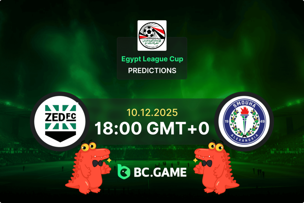 Match prediction for the ZED FC vs Smouha SC game at Egypt League Cup 2025