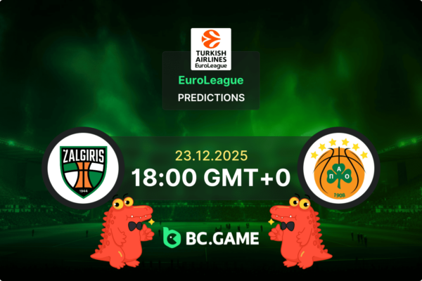 Zalgiris Kaunas vs Panathinaikos (85:92): EuroLeague 23/12/2025