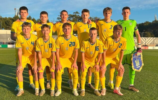 Україна U 15 виграла Турнір розвитку УЄФА в Португалії та фінішувала першою