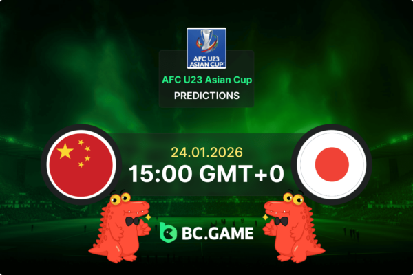 China U23 vs Japan U23 (0:4): AFC U23 Asian Cup 24/01/2026