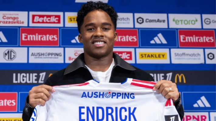 Endrick se queda en Lyon hasta final de temporada pese a cláusula de revocación