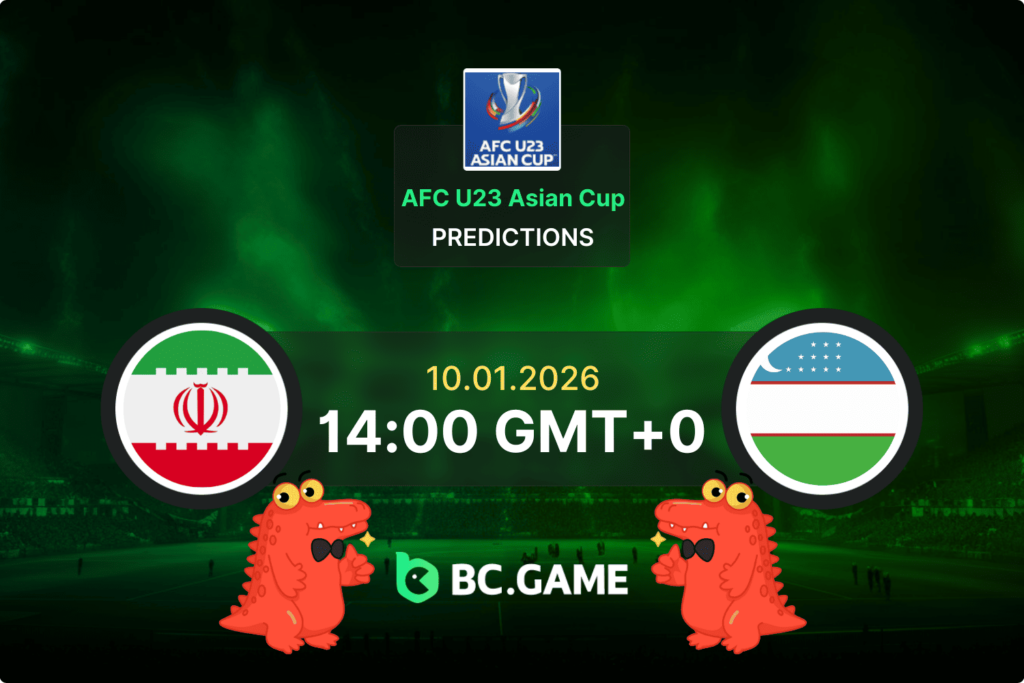 Match prediction for the Iran U23 vs Uzbekistan U23 game at AFC U23 Asian Cup 2026