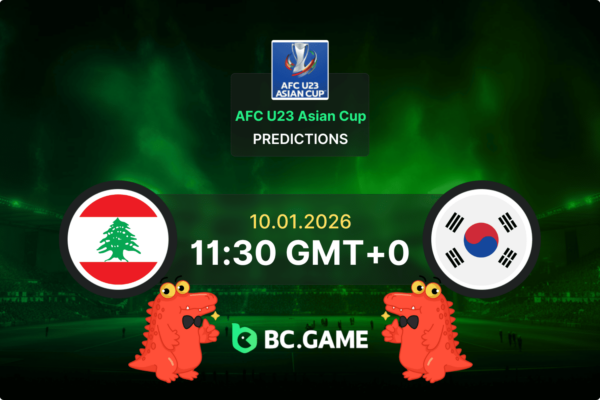 Lebanon U23 vs South Korea U23 (2:4): AFC U23 Asian Cup 10/01/2026