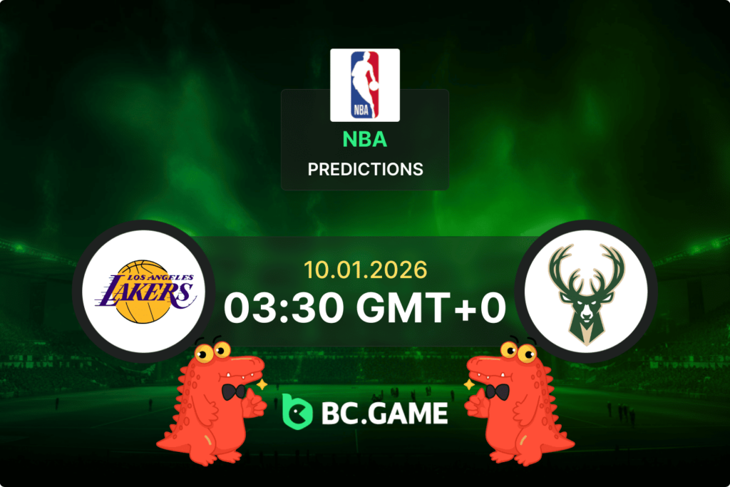 Match prediction for the Los Angeles Lakers vs Milwaukee Bucks game in the NBA regular season on January 10, 2026