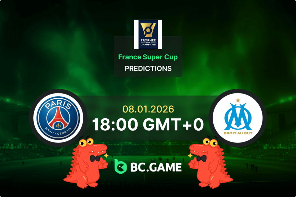 Match prediction for the PSG vs Marseille game at France Super Cup 2026