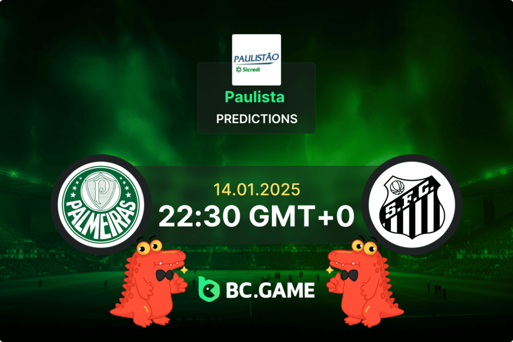 Palmeiras vs Santos Prediction, Odds, Betting Tips – Paulista 14/01/2026