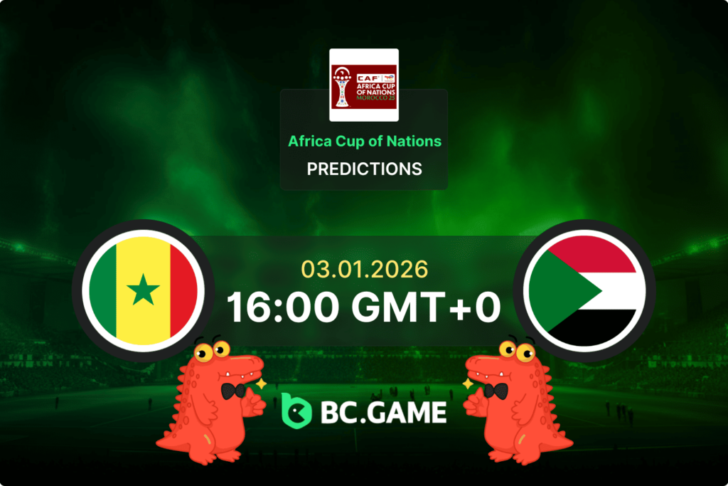 Match prediction for the Senegal vs Sudan game at Africa Cup of Nations 2025