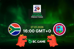 South Africa vs West Indies Prediction, Odds, Betting Tips – Twenty20 International 27/01/2026