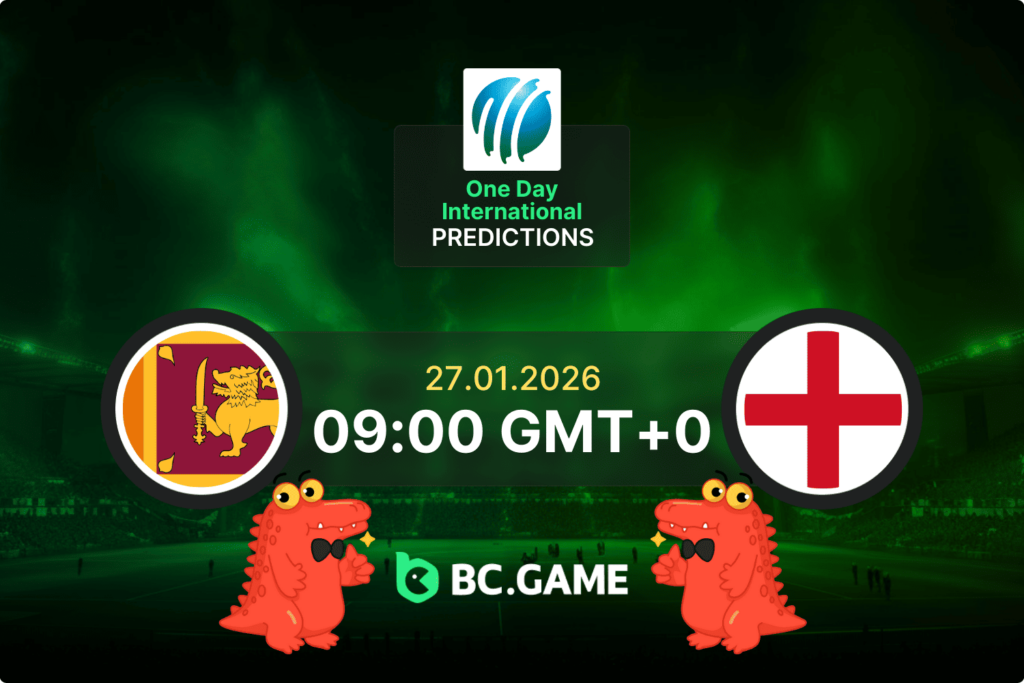 Match prediction for the Sri Lanka vs England game at One Day International 27/01/2026