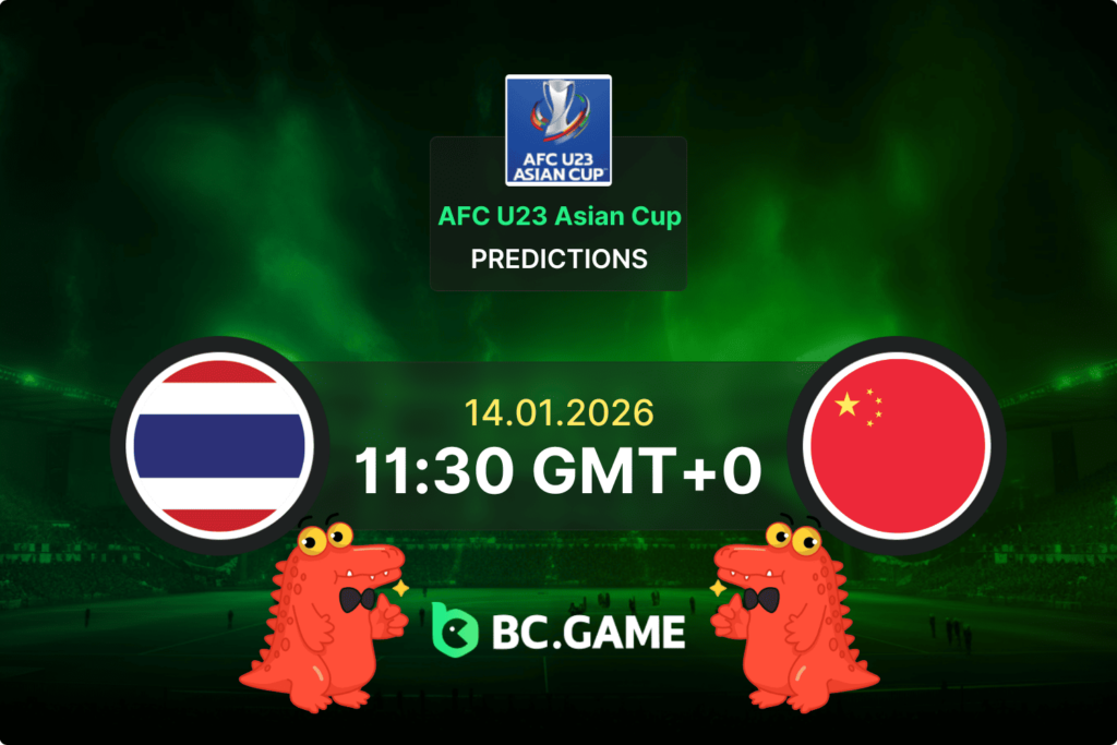 Thailand U23 vs China U23 match prediction – AFC U23 Asian Cup 2026