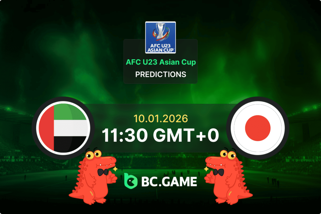 Match prediction for the United Arab Emirates U23 vs Japan U23 game at AFC U23 Asian Cup 2026