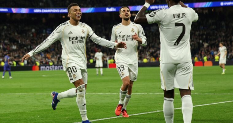 Real Madrid aplasta al Mónaco con festival goleador en Champions