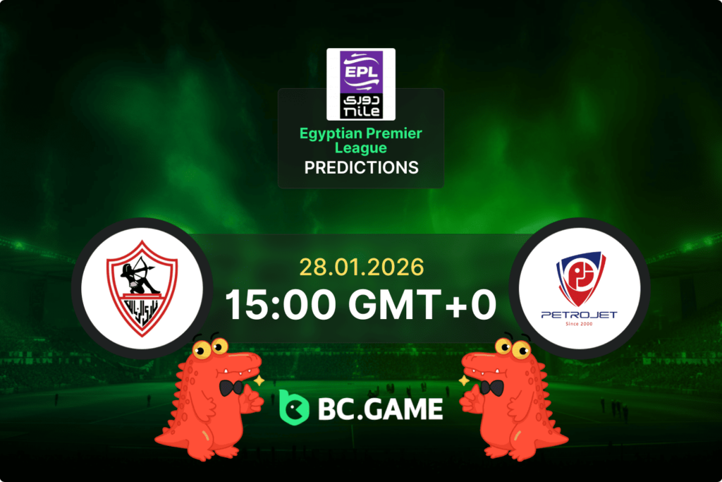Zamalek vs Petrojet match prediction Egyptian Premier League January 28 2026