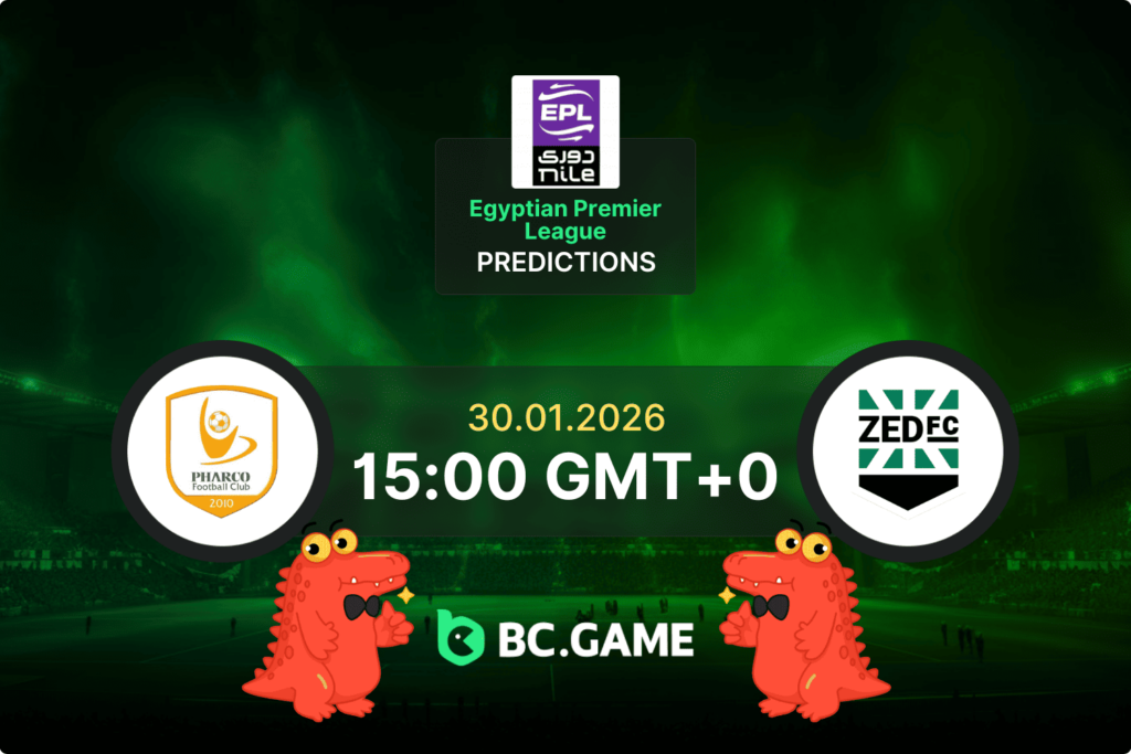 Pharco FC vs ZED FC match prediction - Egyptian Premier League 30/01/2026