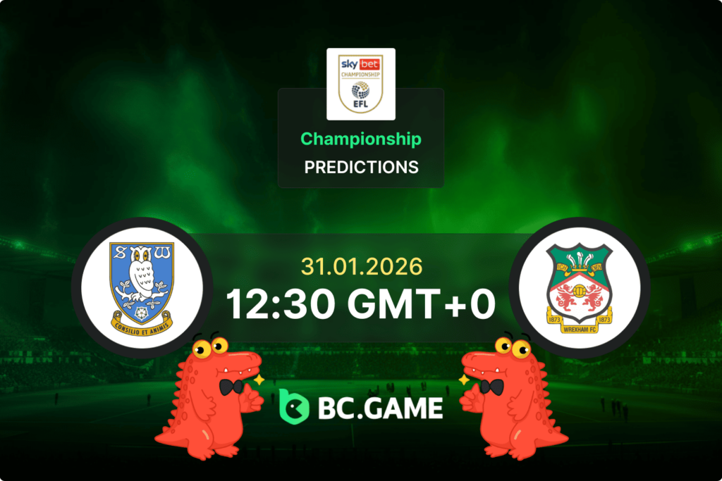 Match prediction for the Sheffield Wednesday vs Wrexham game in Championship 31/01/2026