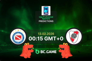 Argentinos Juniors vs River Plate Prediction, Odds, Betting Tips – Liga Profesional Apertura 13/02/2026