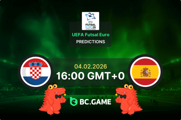 Croatia vs Spain (1:2): UEFA Futsal Euro 04/02/2026