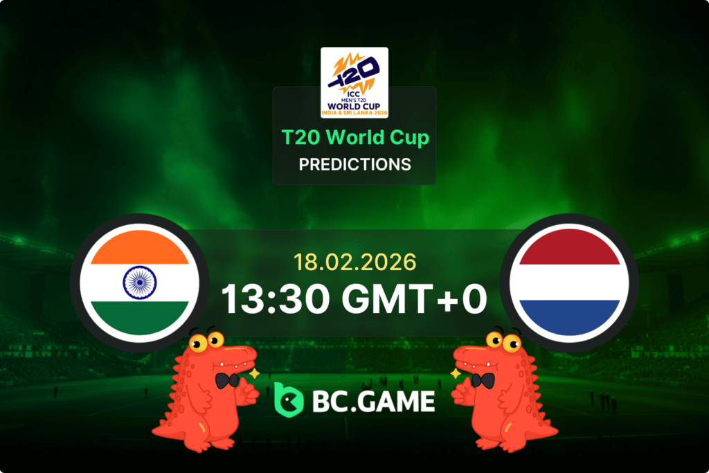 Match prediction for the India vs Netherlands game at ICC Men’s T20 World Cup 2026