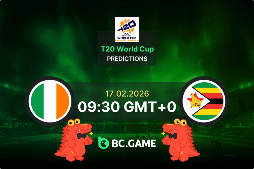 Match prediction for the Ireland vs Zimbabwe game at ICC Men’s T20 World Cup 2026