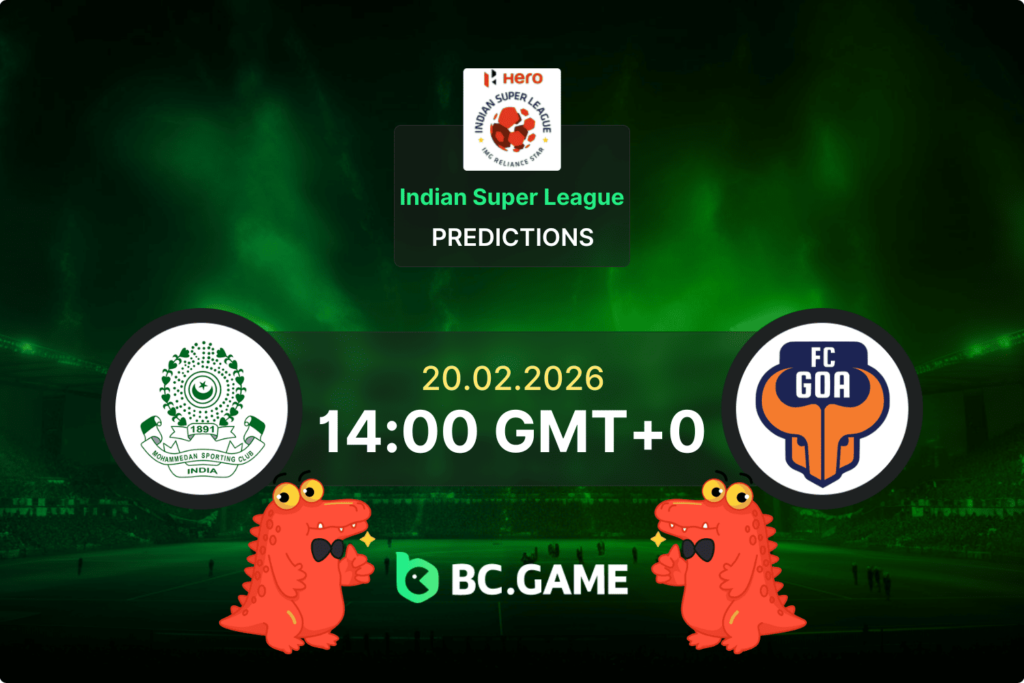 Match prediction for the Mohammedan SC vs FC Goa game at Indian Super League 2026