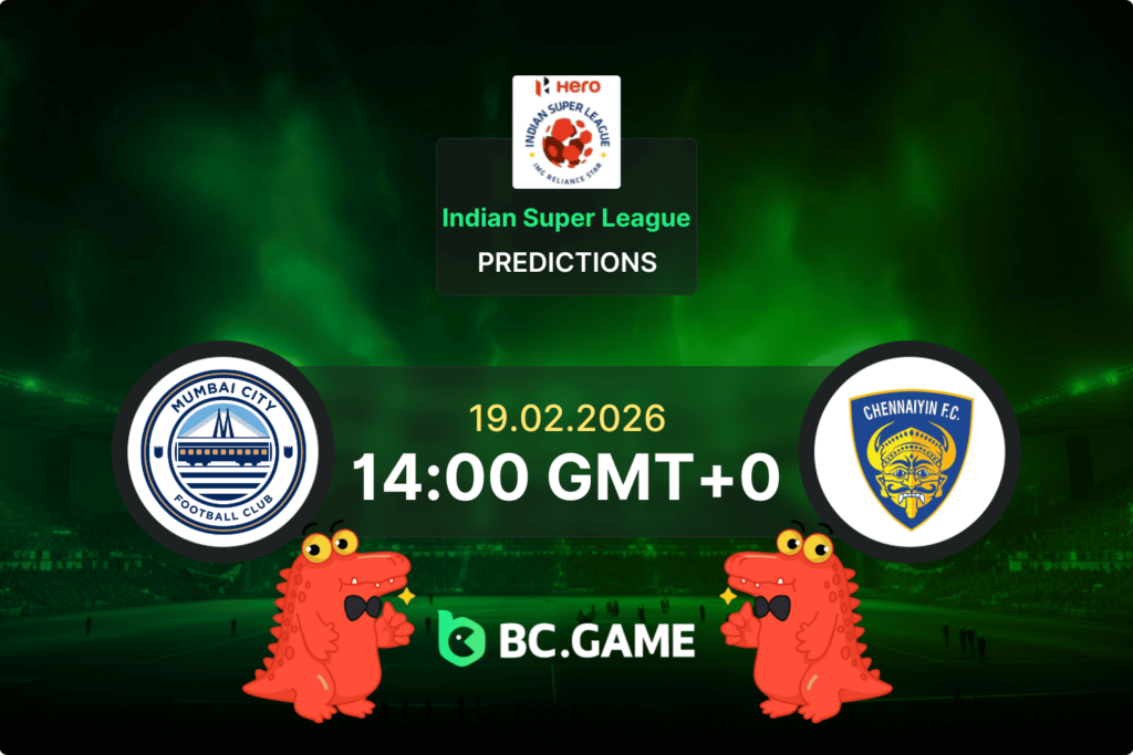 Match prediction for the Mumbai City vs Chennaiyin game in Indian Super League 2026