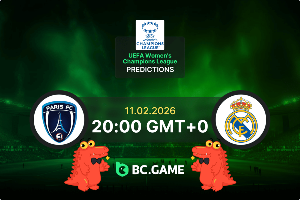 Match prediction for the Paris FC W vs Real Madrid W game at UEFA Women's Champions League 2026