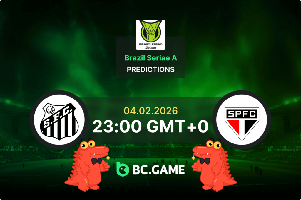 Santos vs São Paulo Prediction, Odds, Betting Tips – Brazil Seriae A 04/02/2026