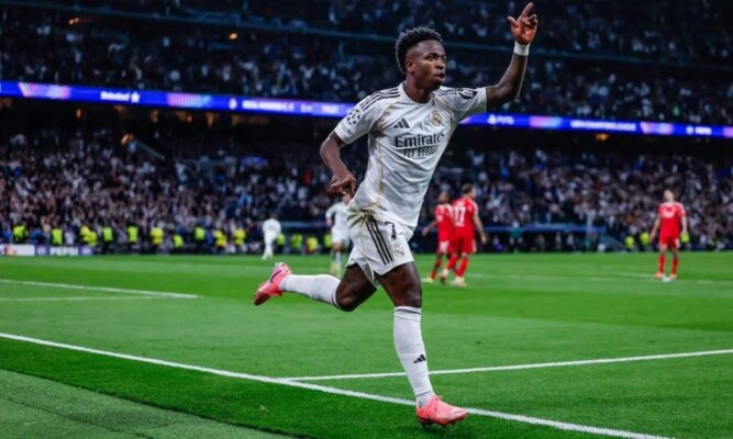 Vinicius lidera la clasificación del Madrid a octavos de Champions