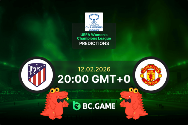 Atletico Madrid Women vs Manchester United Women (0:3): UEFA Women’s Champions League 12/02/2026