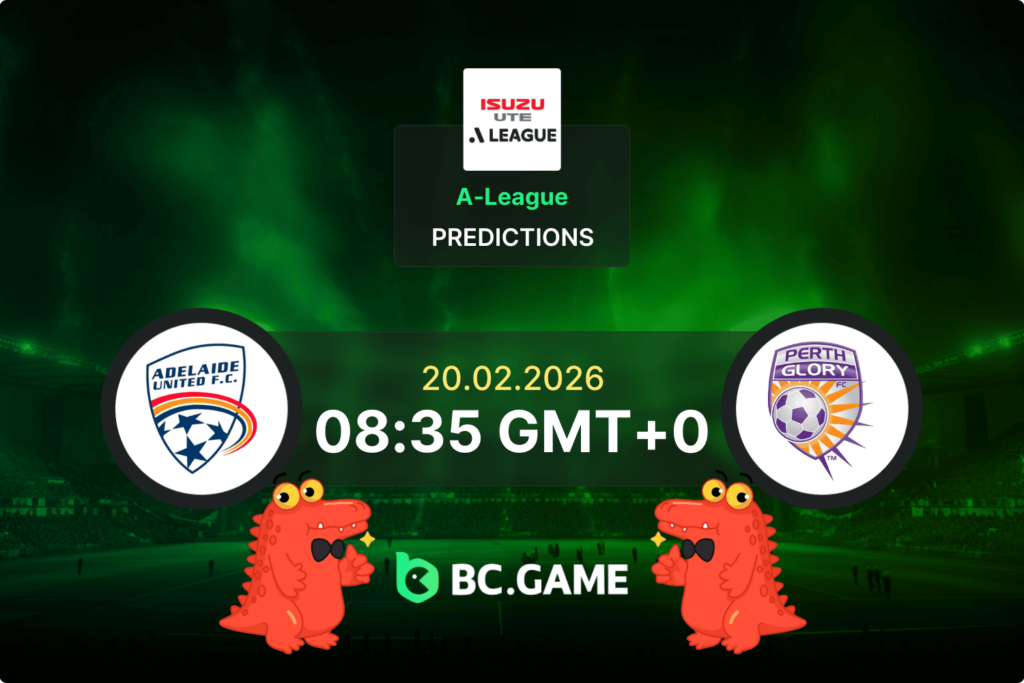 Adelaide United vs Perth Glory match prediction – A-League Men 20/02/2026