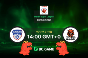 Bengaluru FC vs Punjab FC Prediction, Odds, Betting Tips – Indian Super League 27/02/2026