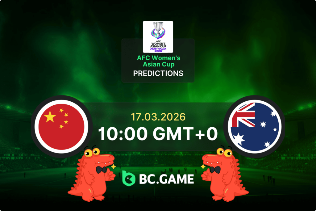 Match prediction for the China W vs Australia W game at AFC Women's Asian Cup 2026