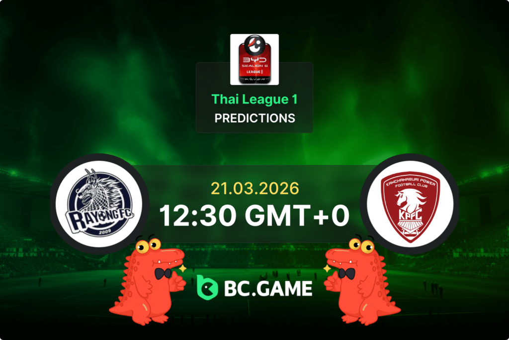Match prediction for the Rayong FC vs Kanchanaburi game at Thai League 1 2026