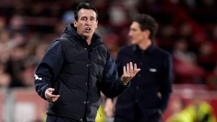 Emery admits Villa’s form has dipped as attention turns to the fix