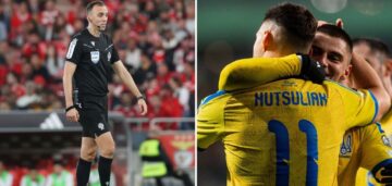 Матч Україна та Швеція у Валенсії обслужить арбітражна бригада з Португалії