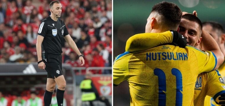 Матч Україна та Швеція у Валенсії обслужить арбітражна бригада з Португалії