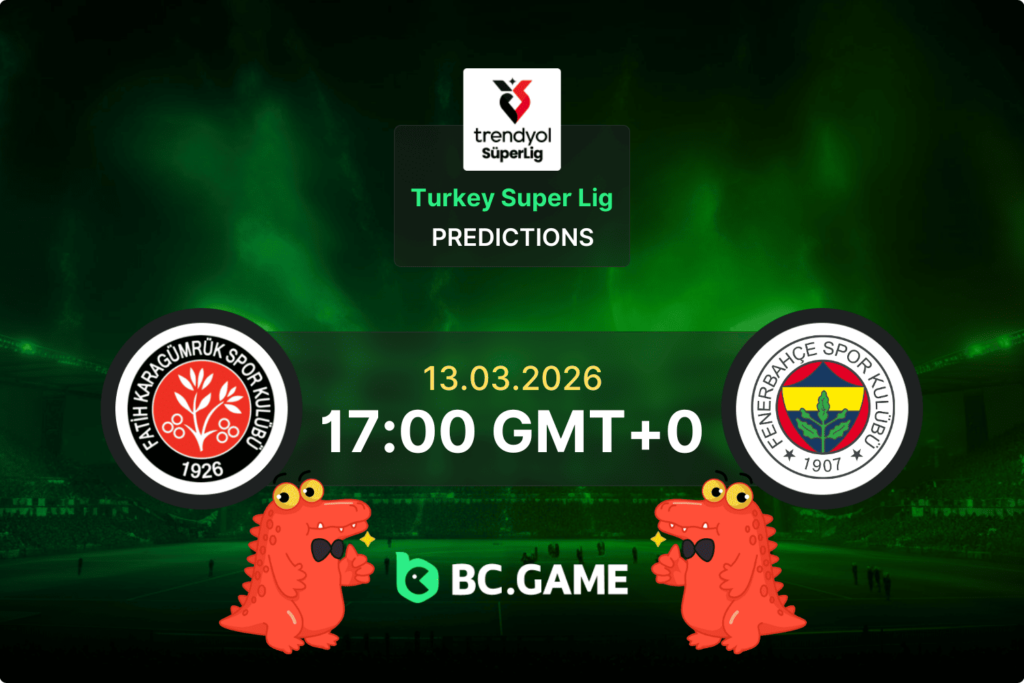 Fatih Karagümrük vs Fenerbahçe match prediction – Trendyol Süper Lig 2026 at Atatürk Olimpiyat Stadium